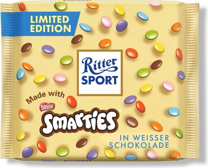 Ritter Sport Ritter Sport Smarties Weisse Schokolade 100g