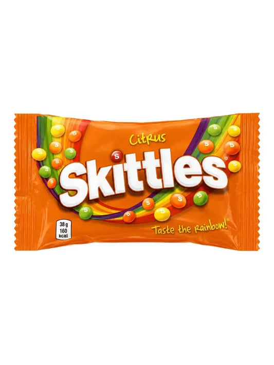Skittles Skittles Citrus 38 g – Spritzig-fruchtiger Zitrus-Naschspass!