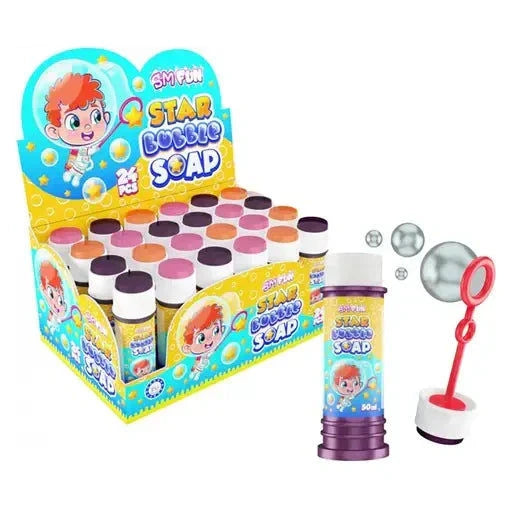 SM Fun SM Fun Star Bubble Soap 24 Stück im Karton candytoys.ch Switzerland