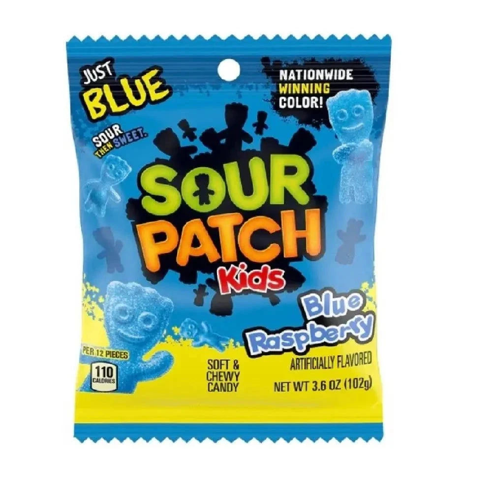 Sour Patch Sauer-Süße Blaue Himbeeren - 130g Tüte
