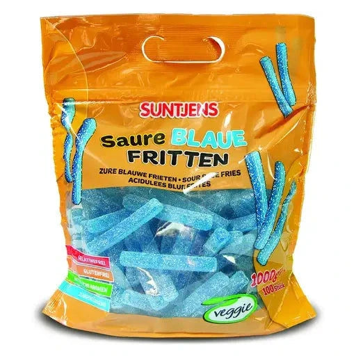 Suntjens Suntjens Saure Blaue Fritten 100 Stück im Beutel candytoys.ch Switzerland