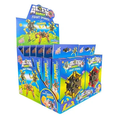Sweet Flash Sweet Flash Alien Robot Fidget Spiner 12 Stück im Karton candytoys.ch Switzerland
