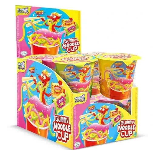 Sweet Flash Sweet Flash Gummy Noodle Cup 12 Stück im Karton candytoys.ch Switzerland