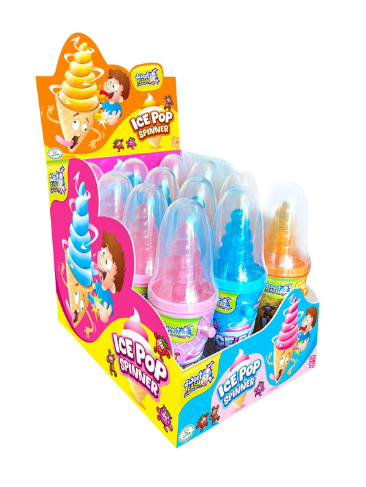 Sweet Flash Sweet Flash Ice Pop Spinner 12 Stück im Karton candytoys.ch Switzerland