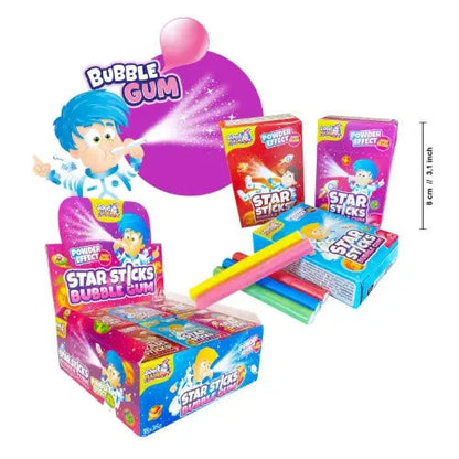 Sweet Flash Sweet Flash Star Sticks 18 Stück im Karton candytoys.ch Switzerland