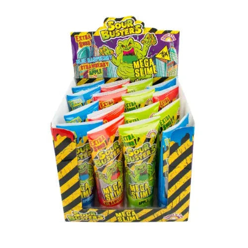 Sweet'n Fun Sour Busters Mega Slime 16 Stück im Karton candytoys.ch Switzerland