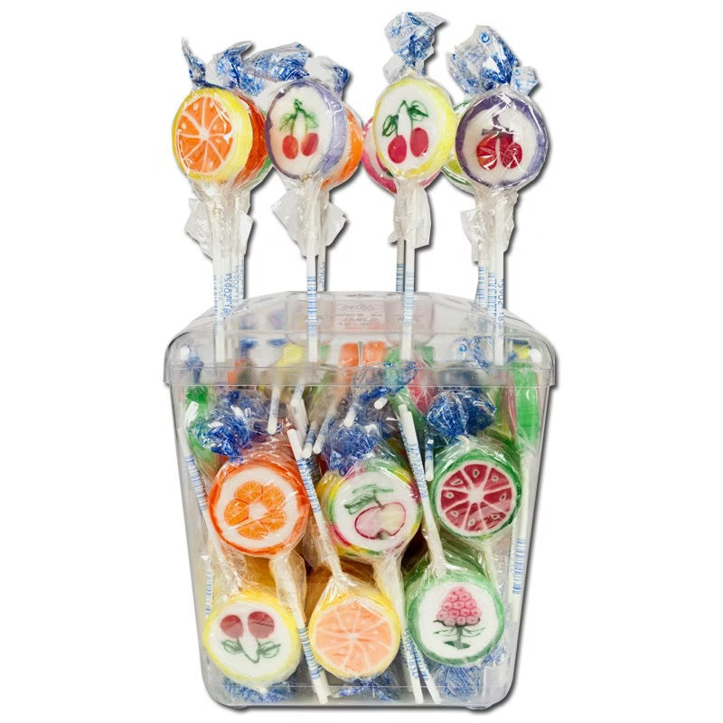 Sweet Stories Bunte Rocks Lollies, Frucht-Lutscher, Lollys, 80 Stück je 10g