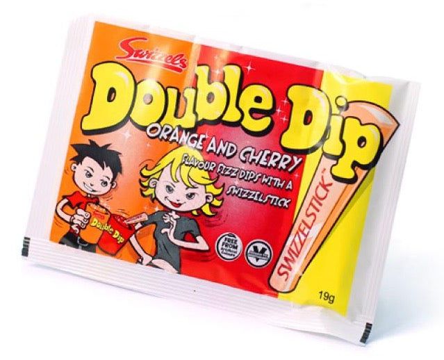 Swizzels Doppelte Dip-Stäbchen mit fruchtigem Schleckpulver 1 Stück candytoys.ch Switzerland