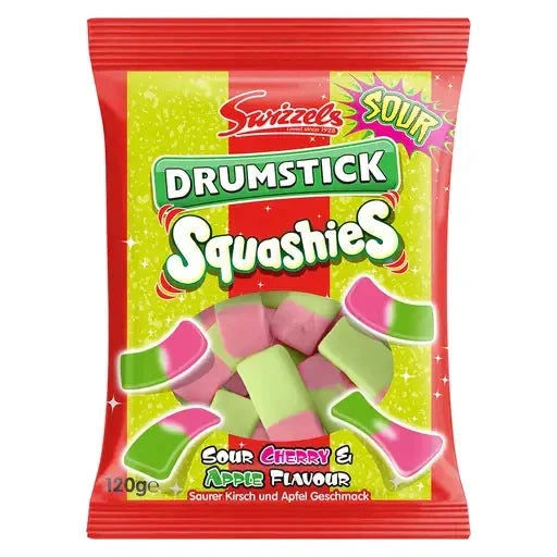 Swizzels Swizzels Drumstick Squashies Cherry&Apple 120g im Beutel candytoys.ch Switzerland