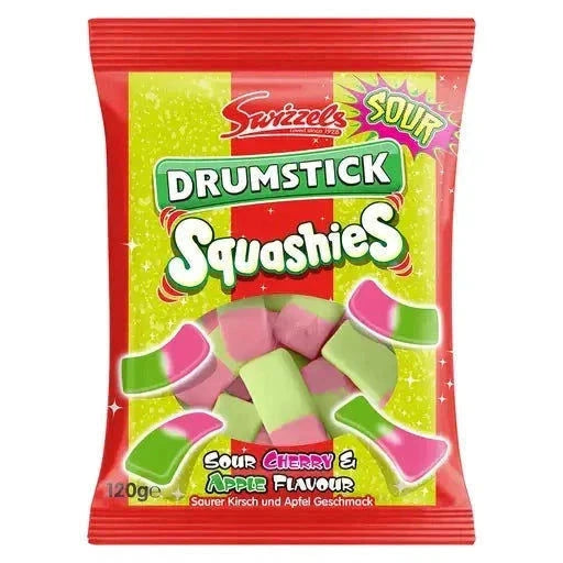Swizzels Swizzels Drumstick Squashies Cherry&Apple 120g im Beutel MHD: 01.06.2027