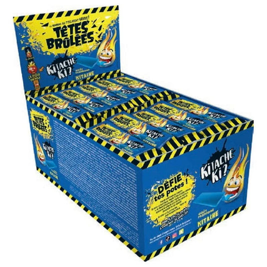 Têtes Brûlées Têtes Brûlées Hyperacide – Kaubonbon Barre Framboise Blue | 150 Stück
