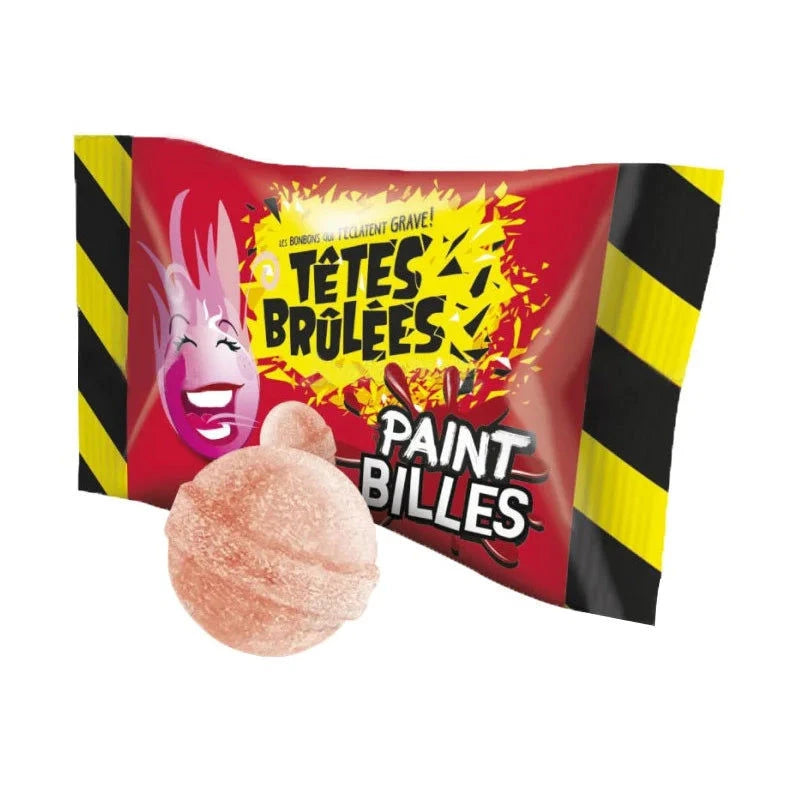 Têtes Brûlées Têtes Brûlées – Saure Bonbons Erdbeere / Fraise | 300 Stück