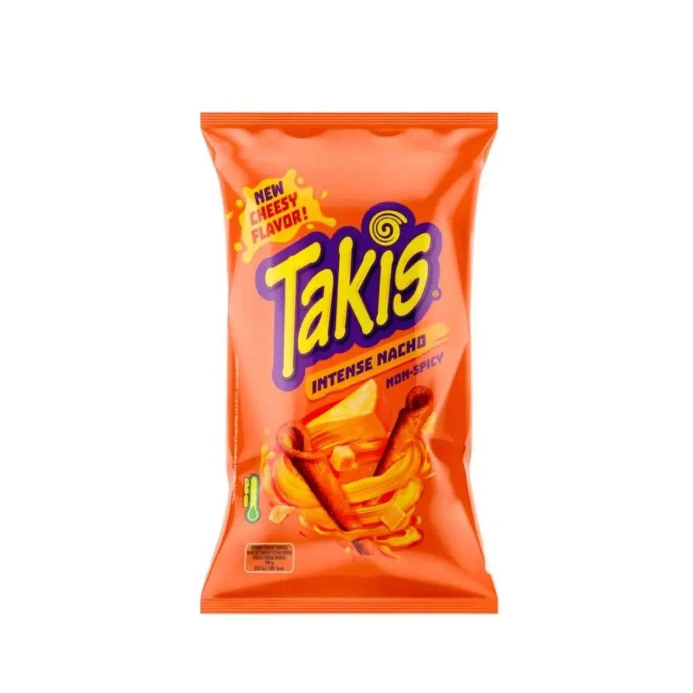 Takis Intensive Nacho Tortilla-Chips - 100g - Knusprig gerollt