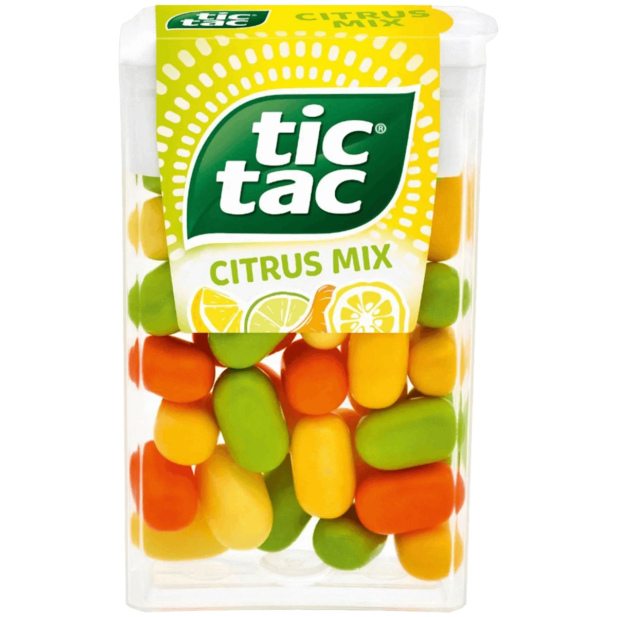 Tic Tac Citrus Mix Lutschdragées Box 1 x 18g, MHD 03.06.2026