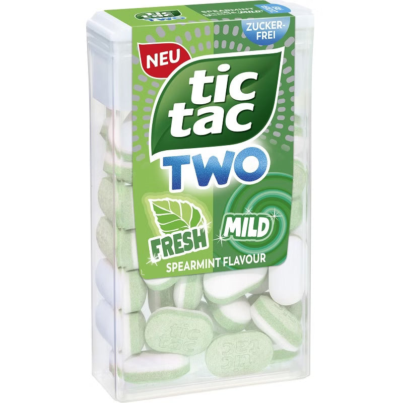 Tic Tac Tic Tac Two Spearmint Fresh & Mild 1 Packung je 38,5g