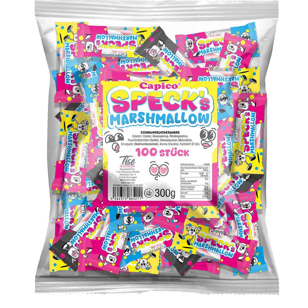 Tise Gezuckerte Marshmallows - 100 Stück, 300g candytoys.ch Switzerland