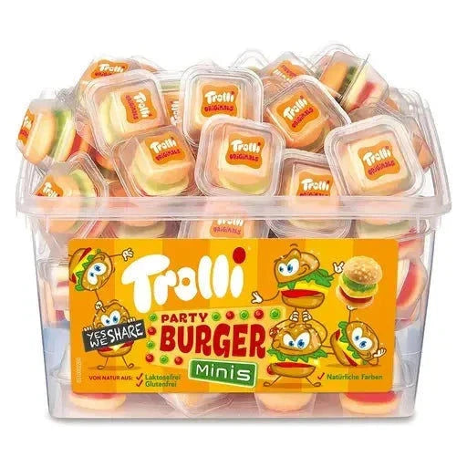 Trolli Mini Burger Gummibärchen 600g Dose