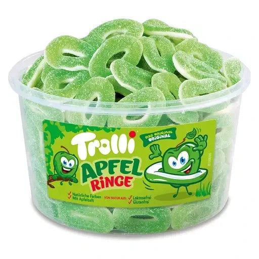 Trolli Trolli Apfelringe 150 Stück in der Dose candytoys.ch Switzerland