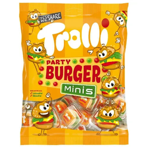 Trolli Trolli Party Burger Minis 17 Stück candytoys.ch Switzerland