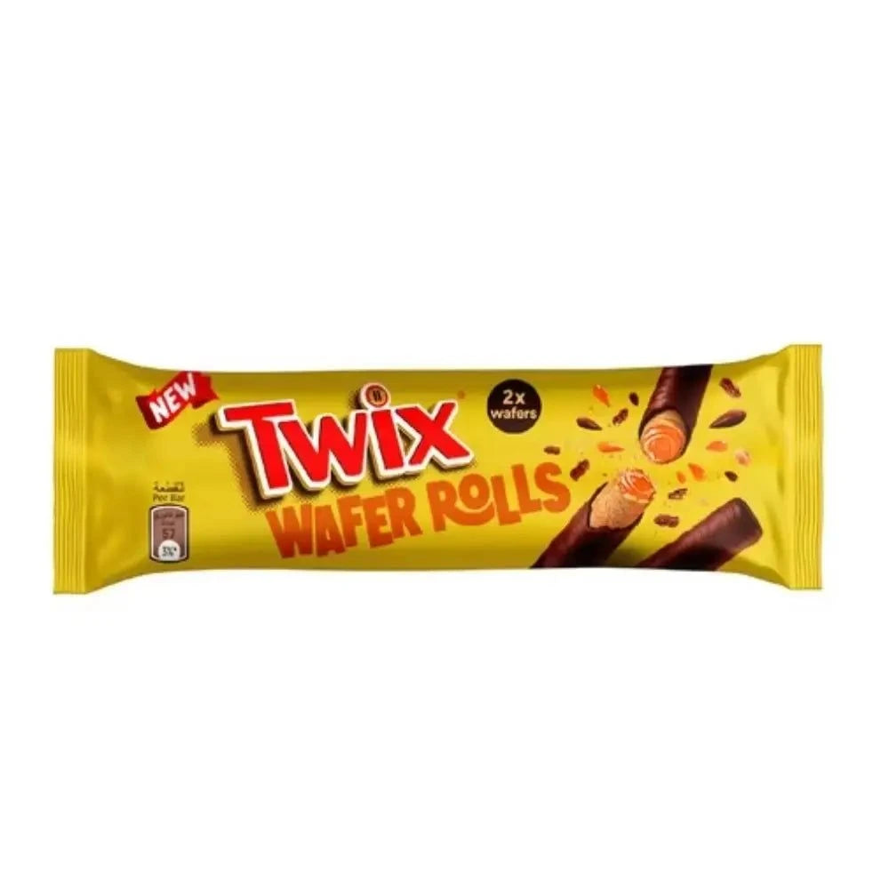 Twix Waffelröllchen mit Karamell und Schokolade, 22,5 g