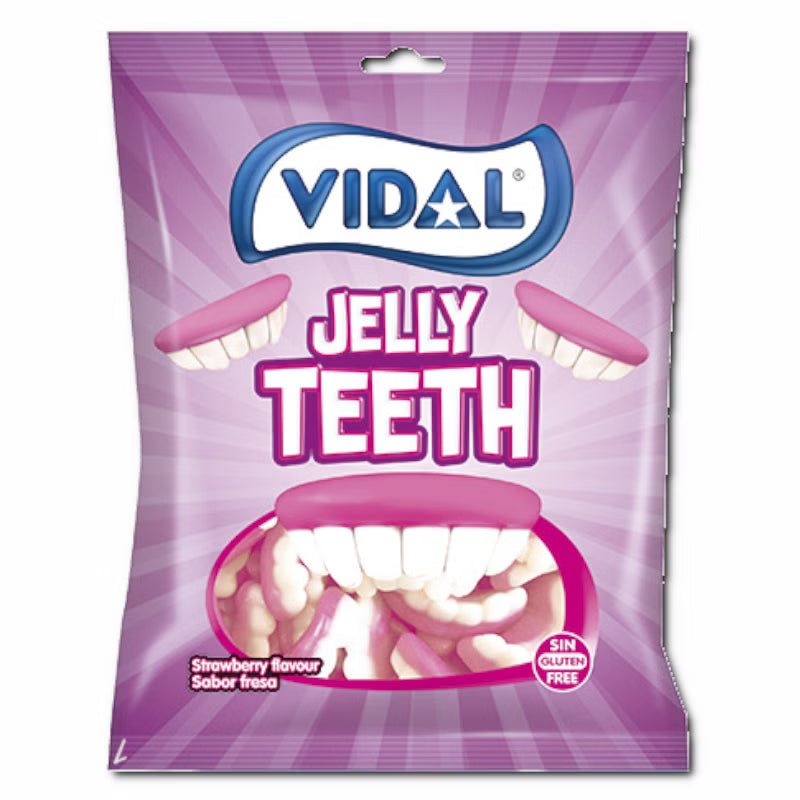 Vidal Fruchtgummi Jelly Teeth, 90g Beutel, fruchtiger Geschmack candytoys.ch Switzerland