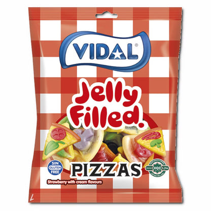 Vidal Vidal Pizzas gefüllt, Fruchtgummi, 1 Beutel je 90g