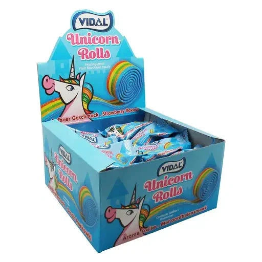 Vidal Vidal Unicorn Rolls 24 Stück im Karton candytoys.ch Switzerland