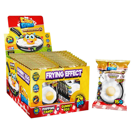 WEBSTAR (E. Weber & Cie AG) Eggy Boom Boom 15g - Fruchtige Kaubonbons mit knusprigem Überzug