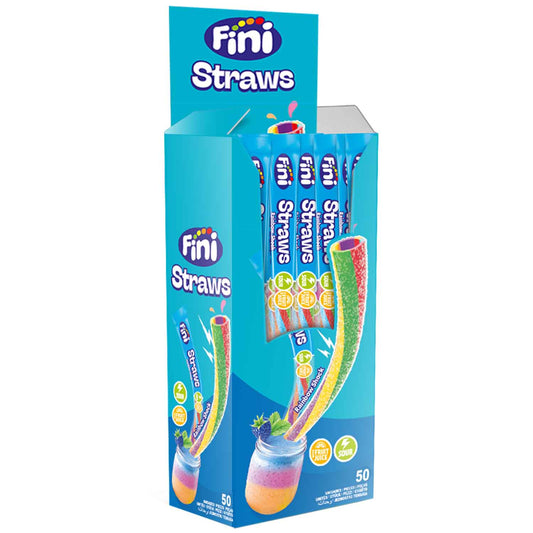 WEBSTAR (E. Weber & Cie AG) Fini Straws Rainbow Shock 25g 50 Stück