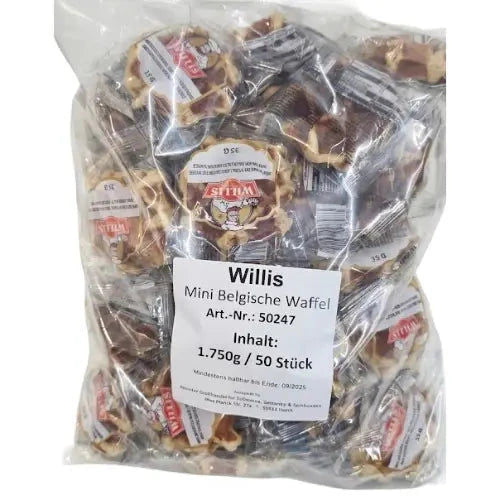 Willis Willis Mini Belgische Waffeln 50 Stück im Beutel candytoys.ch Switzerland