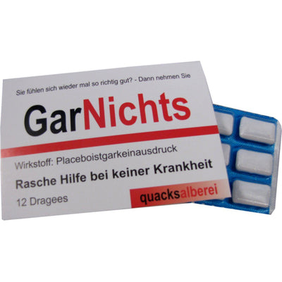 Witzige Kaugummis "GarNichts"