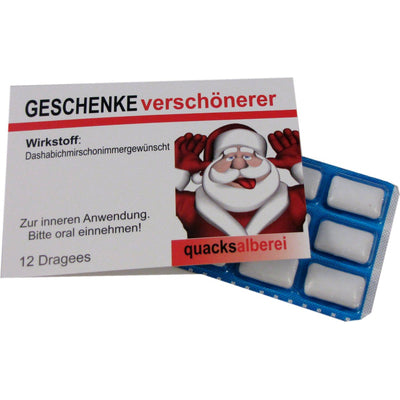 Witzige Kaugummis "Weihnachts-Geschenke-Verschönerer"