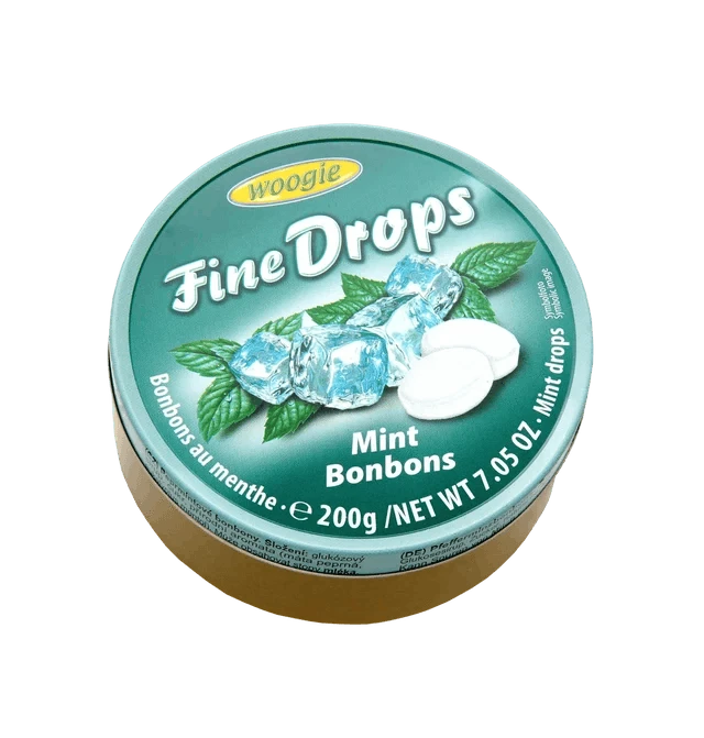 Woogie Feine Minz-Drops 200g