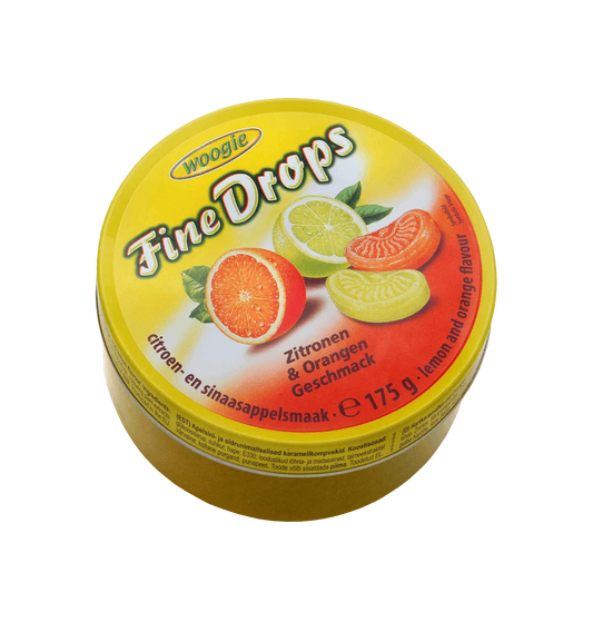 Woogie Woogie Fine Drops mit Zitronen & Orangengeschmack 175g