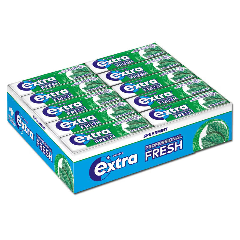 Wrigley's Wrigleys Extra Spearmint Dragee 30 Packungen je 14g MHD: 09.11.2026