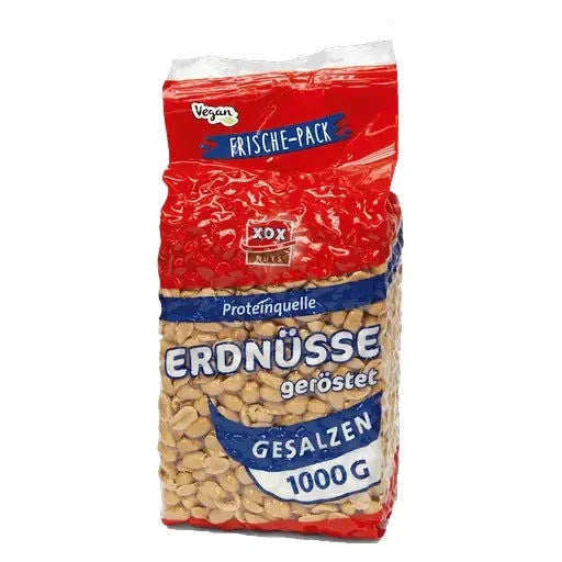 XOX XOX Erdnüsse gesalzen 1000g im Beutel candytoys.ch Switzerland