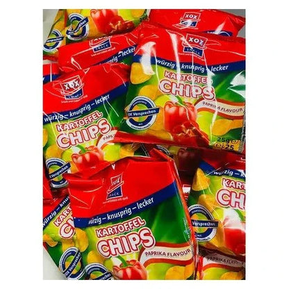 XOX XOX Karnevalschips Paprika 56x25g im Karton