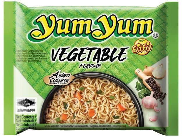 Instant Nudeln mit Gemüse, 1 x 60g, Vegetarischer Geschmack