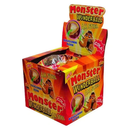 ZED Candy ZED Monster Wunderball Cola 16 Stück im Karton candytoys.ch Switzerland